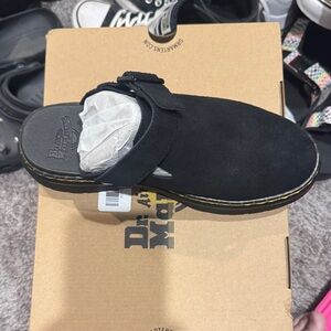 Dr. Martens Black Suede women Shoes
